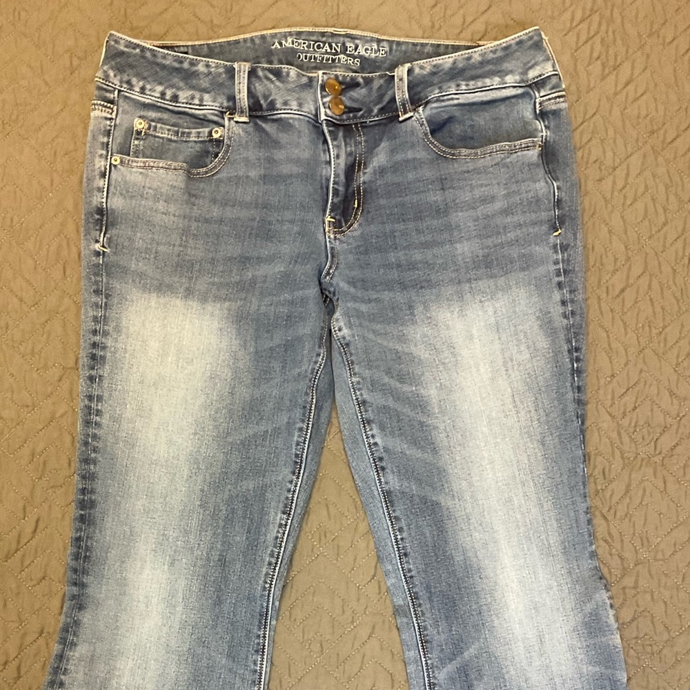 American Eagle 360 Super Stretch Artist Flare 12 Long